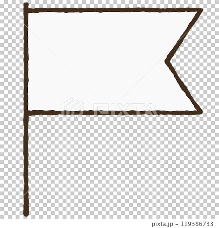 Simple flag illustration Simple flag illustration 119386733
