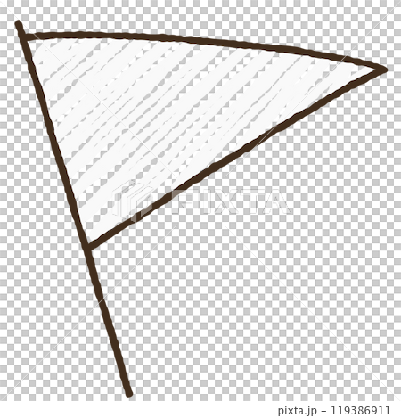 簡單的旗幟插圖 119386911