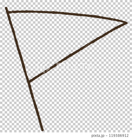 Simple flag illustration Simple flag illustration 119386912