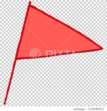 簡單的旗幟插圖 119386917