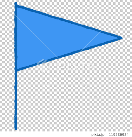 簡單的旗幟插圖 119386924