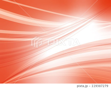 淡い波模様が広がる抽象的な背景素材_赤色 119387279