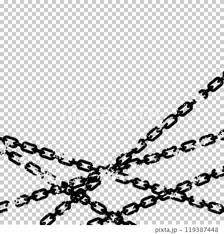 黑色重疊鏈 119387448