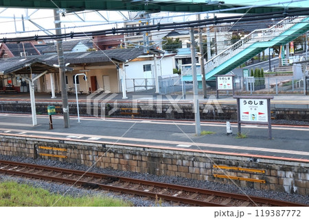 宇島駅　宇島　福岡県　豊前市　駅　JR九州　日豊本線　九州鉄道　 119387772