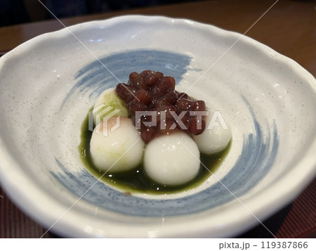 抹茶白玉ぜんざい 119387866