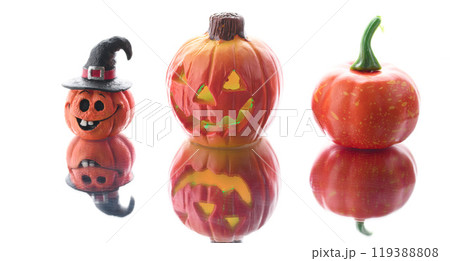 ハロウィンのかぼちゃのおばけイメージ 119388808