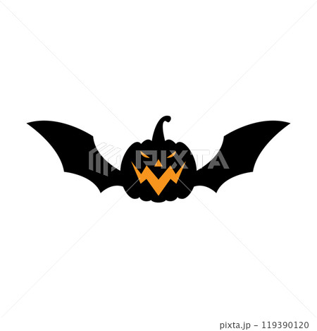 Halloween bat illustration 119390120