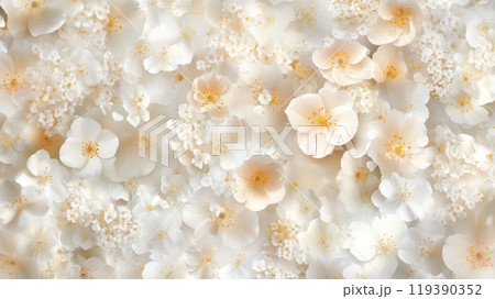 花の壁紙素材（Generative AI） 119390352