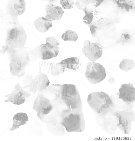 グレーの水彩の手描き丸模様背景 グレーの水彩の手描き丸模様背景 119390685