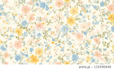 花の壁紙素材（Generative AI） 119390846