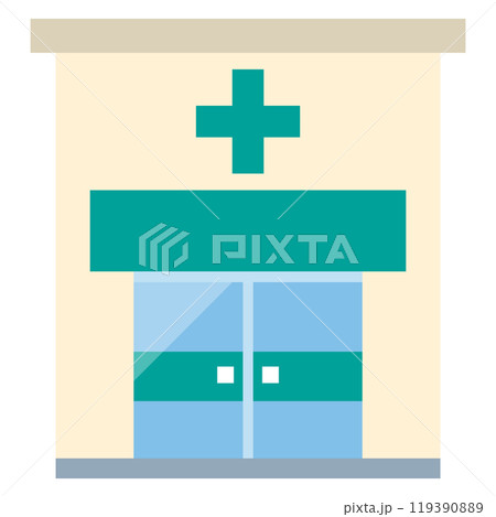 ドラッグストアのイラスト ドラッグストアのイラスト 119390889