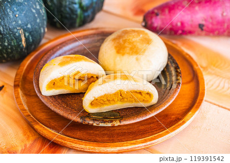 かぼちゃのおやき 119391542