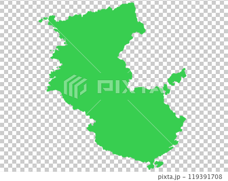 A slightly loose map of Wakayama prefecture without borders 119391708