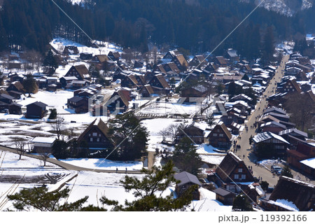 冬　白川郷　 119392166