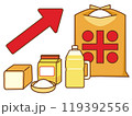 米や小麦、油脂類などの食材の値上げ 119392556