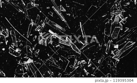 Texture of broken glass with cracks. Texture of broken glass with cracks. 119395304