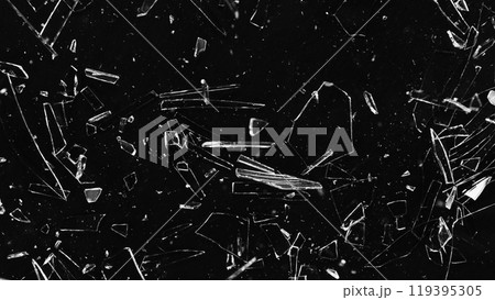 Texture of broken glass with cracks. Texture of broken glass with cracks. 119395305