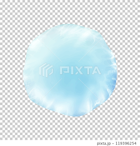 形狀像帶有藍色光澤的水滴的圖像。 形狀像帶有藍色光澤的水滴的圖像。 119396254