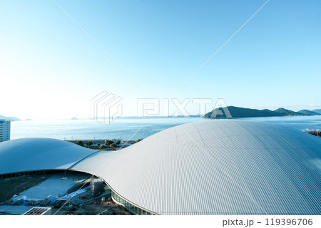 サンポート高松の新アリーナ（あなぶきアリーナ香川） 119396706