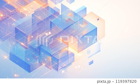 幾何学模様の背景画像 119397820