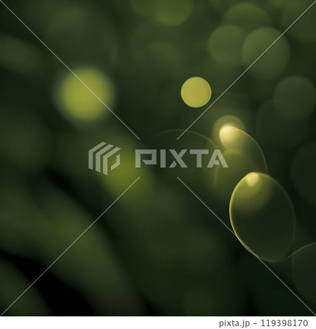 Green bokeh light for background 119398170