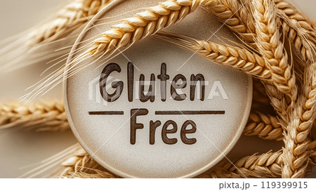 グルテンフリーのロゴ 119399915