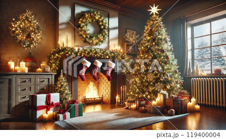 クリスマスのイラスト 119400004
