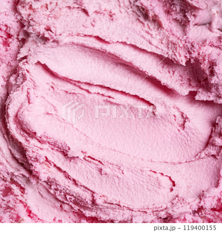Strawberry ice cream texture 119400155