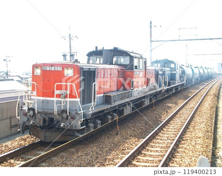 DD51更新色重連牽引タンク貨車 関西線 DD51更新色重連牽引タンク貨車 関西線 119400213