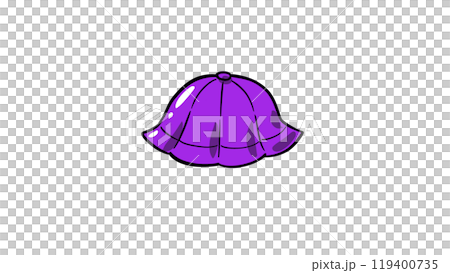 シンプルな紫色の帽子 シンプルな紫色の帽子 119400735