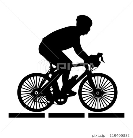 Cycling sport icon Cycling sport icon 119400882