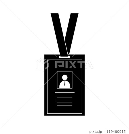Identity card icon 119400915