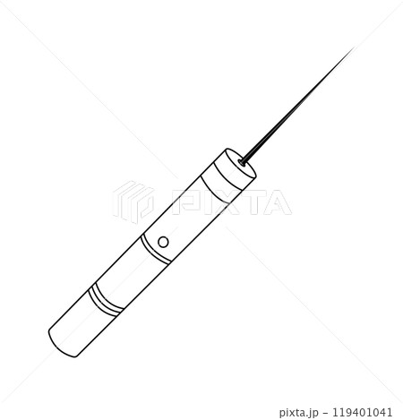 Laser pointer icon 119401041