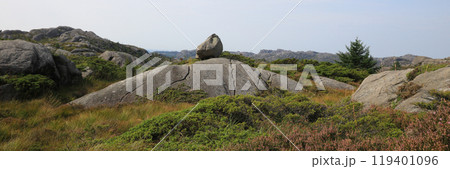 Unique landscape near Egersund, Norway. 119401096