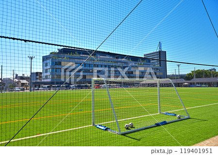 《愛知県》名古屋都市風景　テラスポ鶴舞グラウンド 119401951