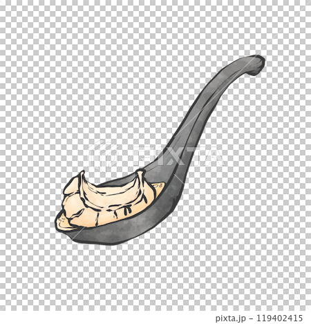 黃耆湯包手寫毛筆畫風格插畫 黃耆湯包手寫毛筆畫風格插畫 119402415