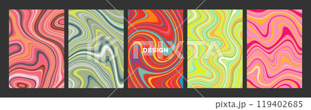 Abstract colorful interior posters set. Abstract colorful interior posters set. 119402685