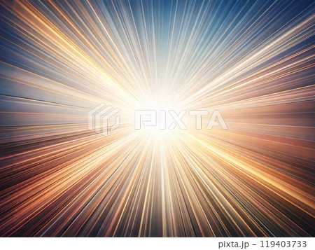 光の集中線 光の集中線 119403733