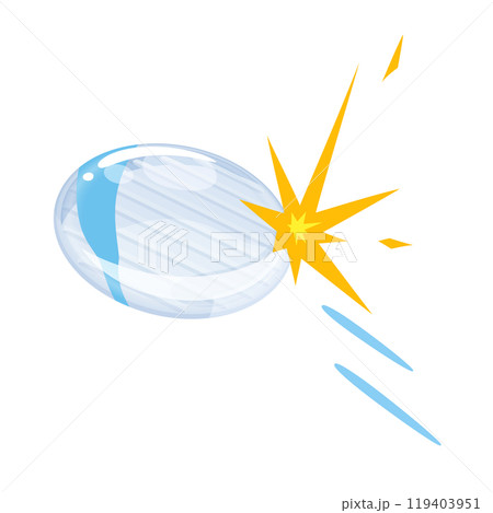 弾かれたおはじきが飛ぶイラスト 弾かれたおはじきが飛ぶイラスト 119403951