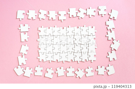 Puzzle with unconnected pieces Puzzle with unconnected pieces 119404313