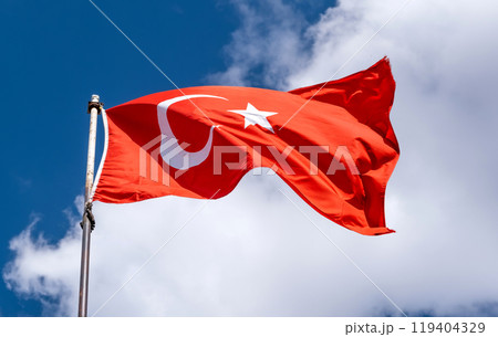 National flag of Turkey National flag of Turkey 119404329
