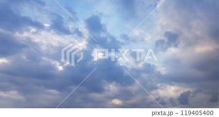 Perfect sky with clouds, nature background Perfect sky with clouds, nature background 119405400