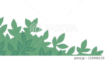 Green branch of a bush on white background Green branch of a bush on white background 119406118