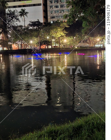 ナイトシーン 夕映 夜景 119406179