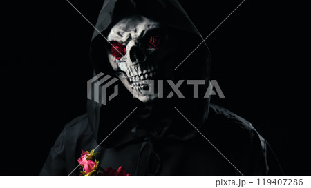 Mask for Day Of The Dead Holiday  119407286