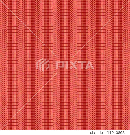Vector Stylish Knit. Red Knitted Texture. Woolen Pullover Canvas Print. Winter Fabric Pattern Vector Stylish Knit. Red Knitted Texture. Woolen Pullover Canvas Print. Winter Fabric Pattern 119408684