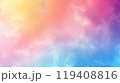 Pastel Gradient Nebula Background with Stars. Rainbow powder dust explosion for background 119408816