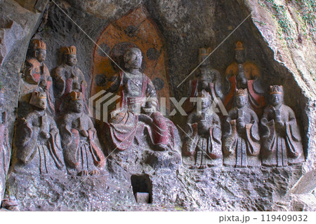 臼杵石仏 地蔵十王像 臼杵石仏 地蔵十王像 119409032