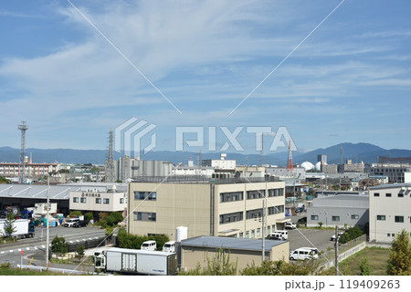 京都市南部クリーンセンター　さすてな京都から見る京都市内 119409263