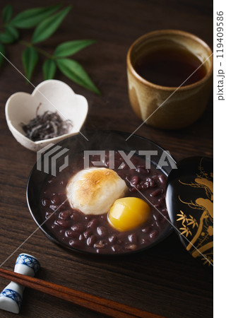 栗入りぜんざい 119409586